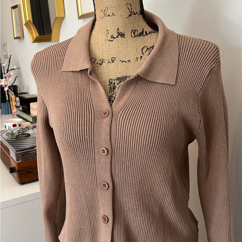 DAZY - Brown Cardigan - Size L